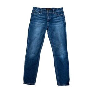 Joe's Jeans Mid Rise Skinny Vintage Wash Whiskered Faded - Size 28